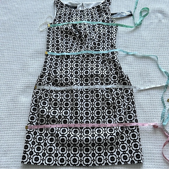 Nine West Sleeveless Dress Black and White Pattern  Women’s Size 2 NWT - Picture 15 of 16